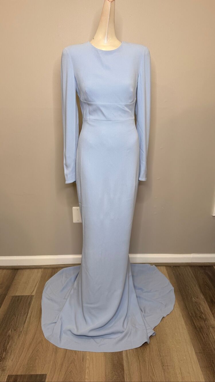 Stella McCartney Silk-Blend Cut-Out Gown Size IT40/US4 $4800 - Picture 4 of 10